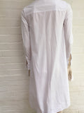 CO White Asymmetric cotton-poplin shirt Size XS ladies