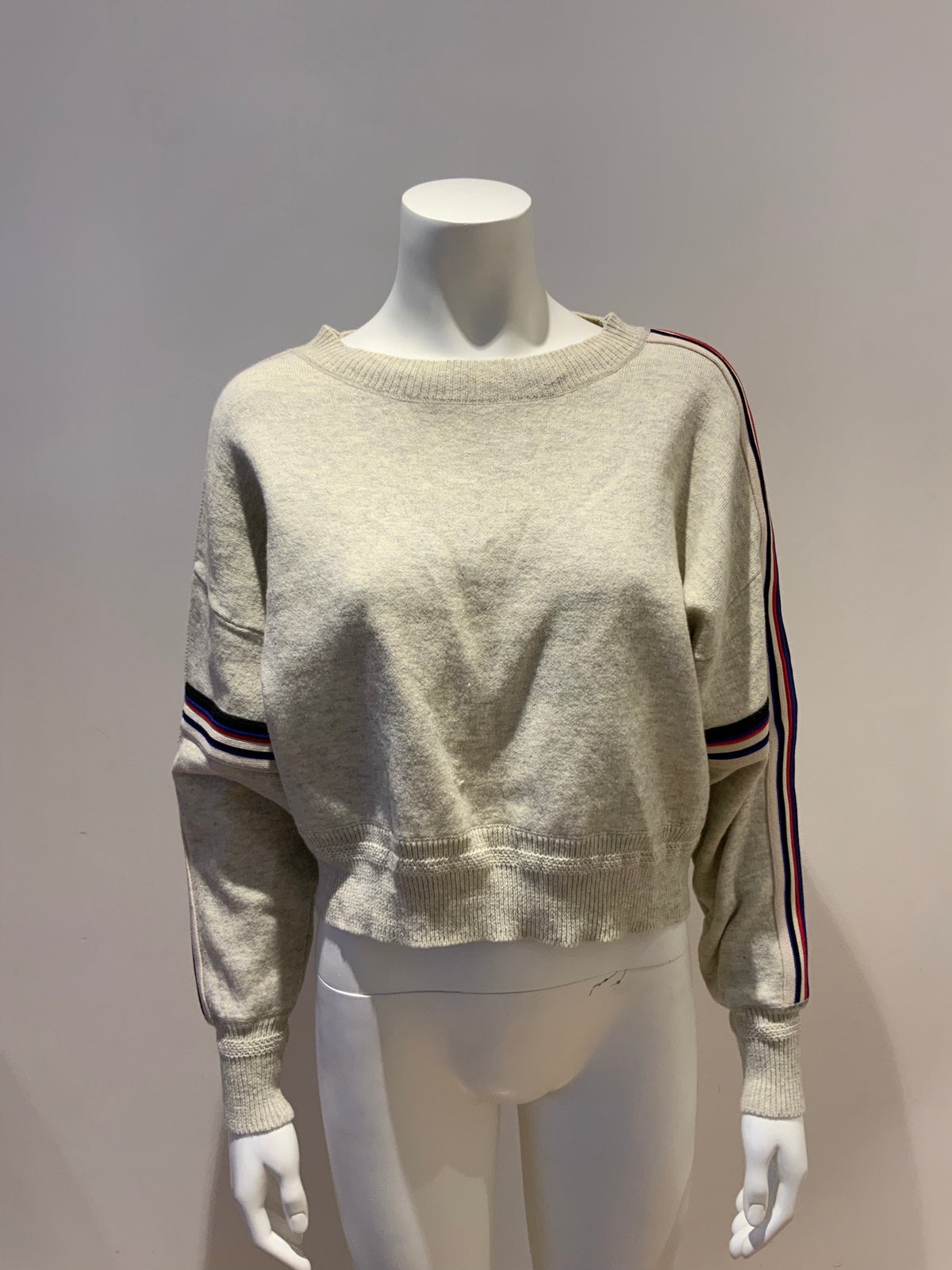 ISABEL MARANT ÉTOILE Kao Cotton Wool Cropped Sweater Jumper Size 36 US 4 UK 8 ladies