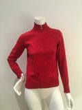 McKenzy Red Knit Cardigan Size M medium ladies