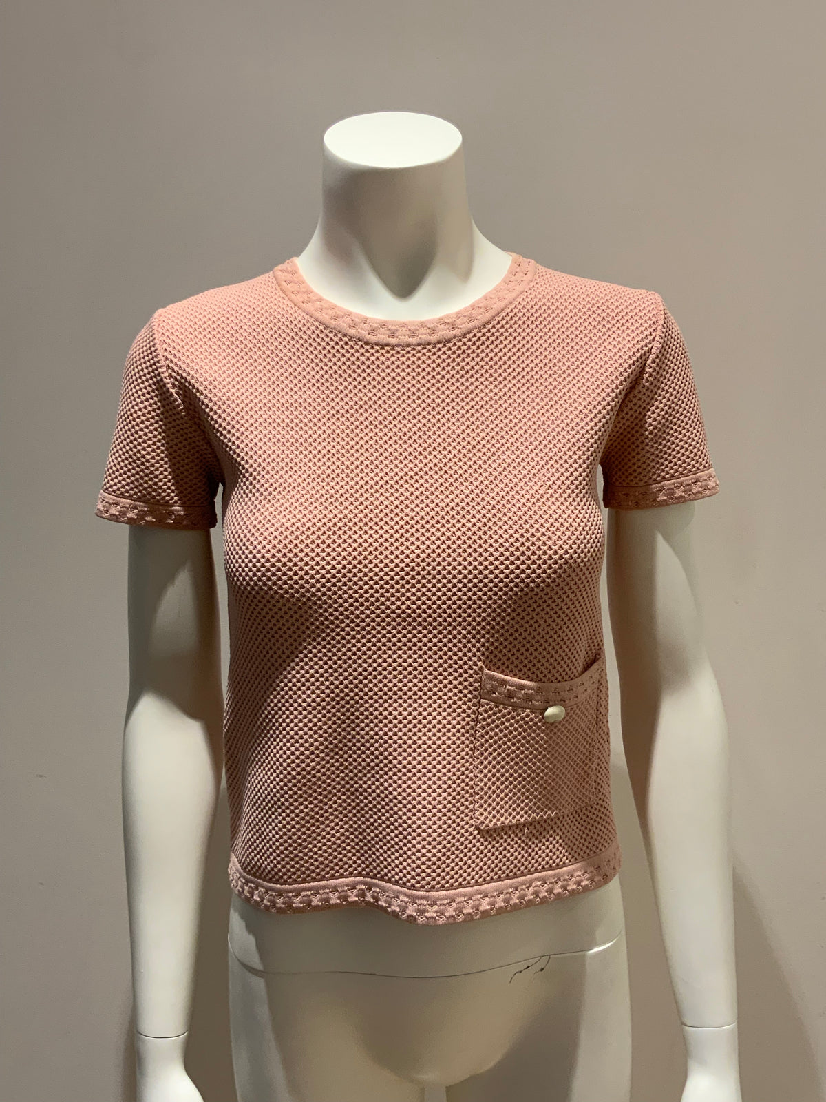 Runaway Knit Pink Top Size S small ladies