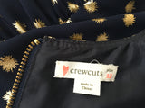 CREWCUTS J. CREW GIRLS BLACK GOLD DOTS DRESS Children