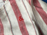 NECK & NECK KIDS Boys brick red striped djellaba linen 8-9 years  Children