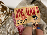 Jean Paul GAULTIER JPG Jeans Rare 1990's one shoulder top Size M medium ladies