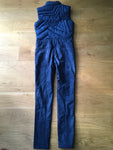 Perfect Moment WOMEN’S SLEEVELESS SUPER STAR SKI SUIT DENIM JUMPSUIT SIZE M