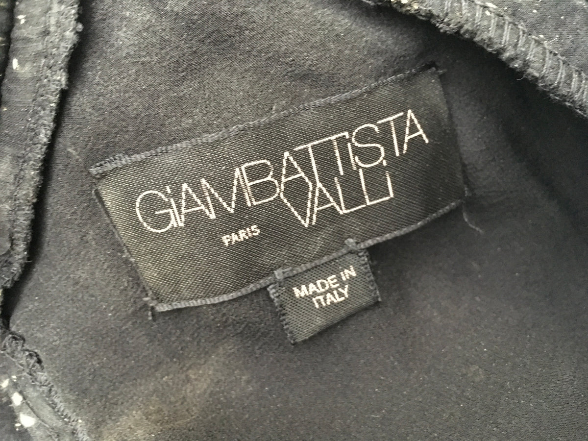 Giambattista Valli RUNAWAY Wool Sequins Shift Dress Size I 38 XXS Ladies