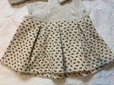 Petit Bateau Girls' Knit-Trimmed Quilted Turtleneck Dress 6 years 116 cm children