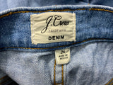 J Crew High Waist Denim Jeans Shorts Size 26 ladies