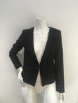 MICHAEL Michael Kors Black Studded Blazer SIZE US 4 UK 8 s small ladies