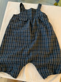 Marie Chantal BOYS' WOOL CHECKED OVERALLS TROUSERS PANTS 24 month children