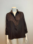 Jaleo MOST WANTED Brown Blouse Top Size L Large ladies