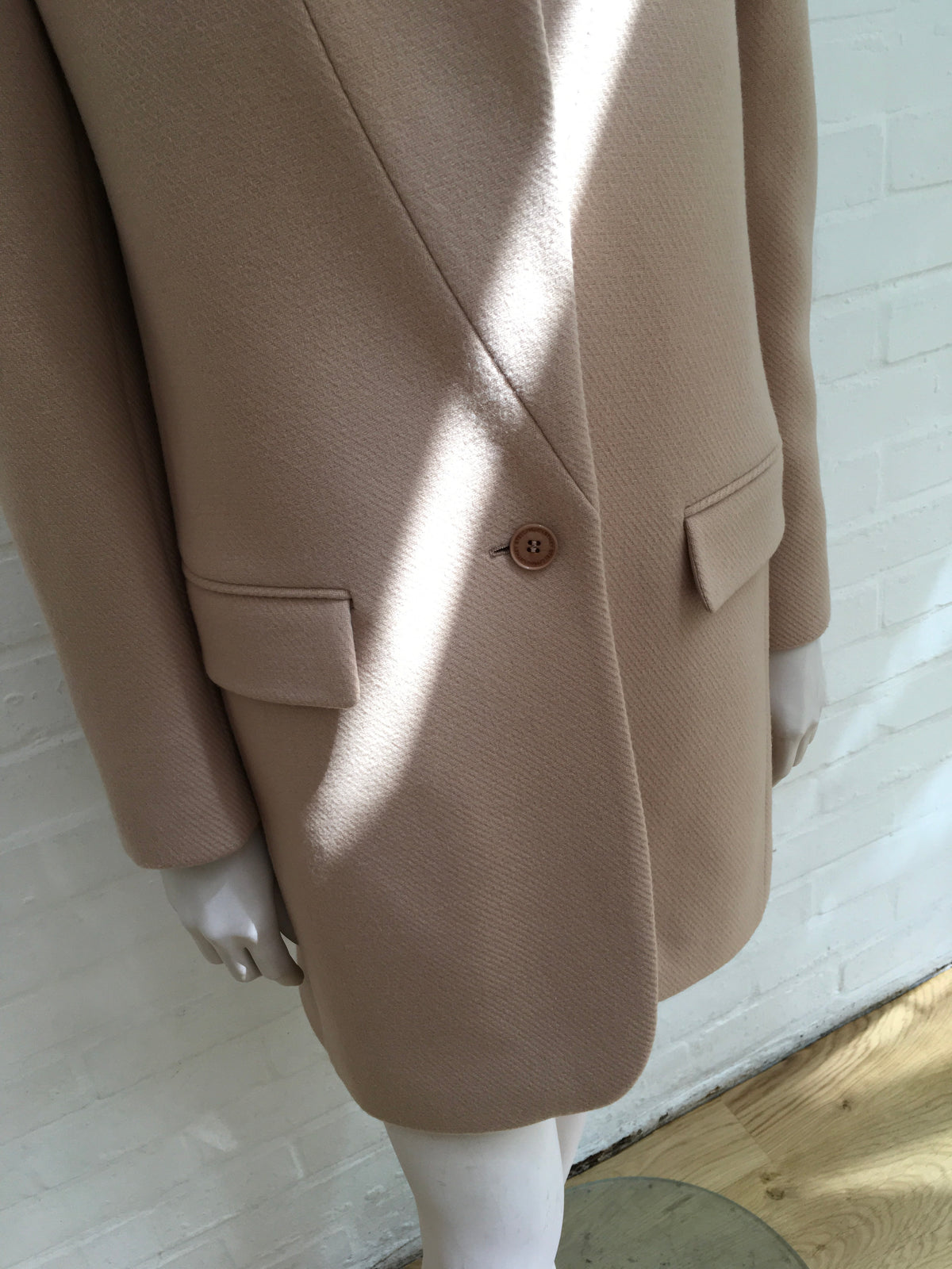 STELLA MCCARTNEY Beige 2019 Bryce wool-blend coat ladies