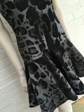 Giambattista Valli RUNAWAY Leopard Jacquard Mini Dress Size I 42 UK 10 US 6 ladies