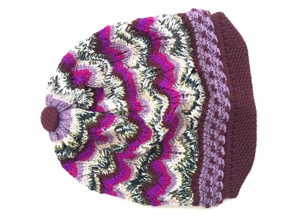 MISSONI Wool Beanie Knit Hat ladies