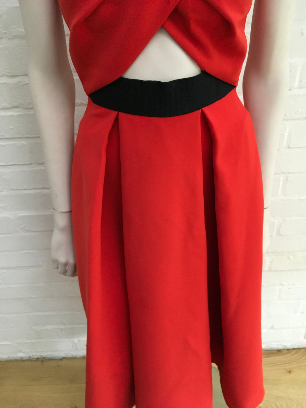 Self-Portrait Ayelette off-the-shoulder cut out crepe dress Ladies