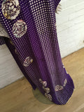 KISSHOTEN Purple Queen silk kimono Made in Japan ladies