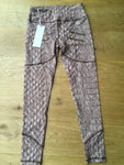 Varley Croc Crocodile Print Sport Legging Leggings Size S small ladies