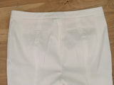 LORO PIANA Women's White Casual Trousers Pants I 46 UK 14 US 10 ladies