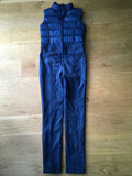 Perfect Moment WOMEN’S SLEEVELESS SUPER STAR SKI SUIT DENIM JUMPSUIT SIZE M