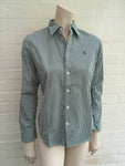 RALPH LAUREN SLIM FIT STRIPED LONG SLEEVE OFFICE SHIRT Laidies