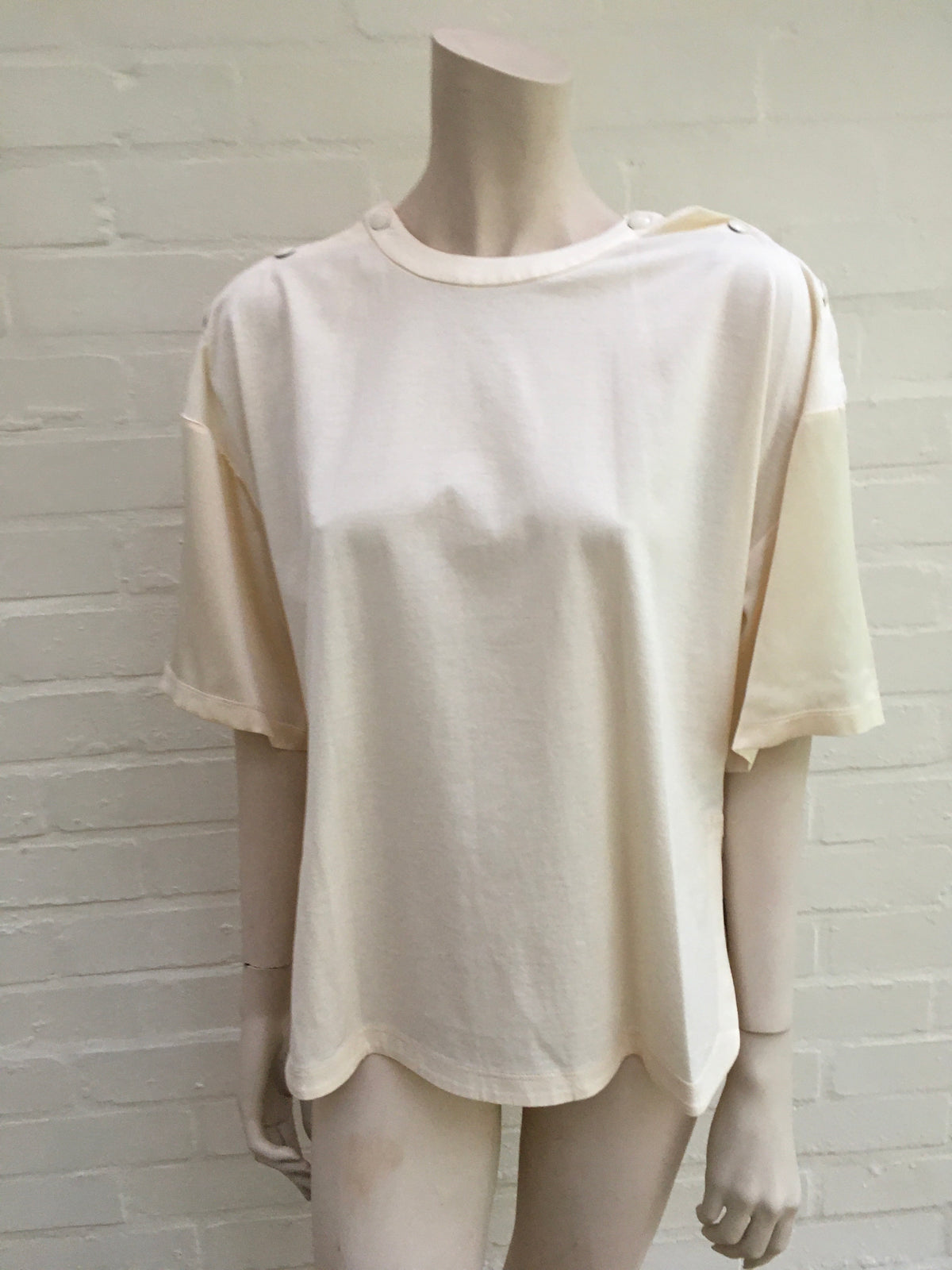 JOSEPH Women's satin back T-shirt Blouse Top Shirt Size M Medium Ladies