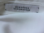 Dorothee Schumacher White Printed Silk Shirt Size 2 S Small Ladies