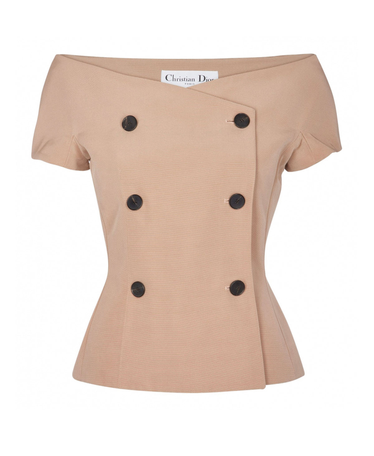Dior Cotton And Silk Bar Blazer Size F 40 Ladies
