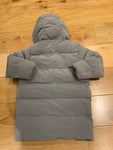 Stella McCartney KIDS Girls' Grey Clay Long Puffa Winter Jacket Size 8 years children
