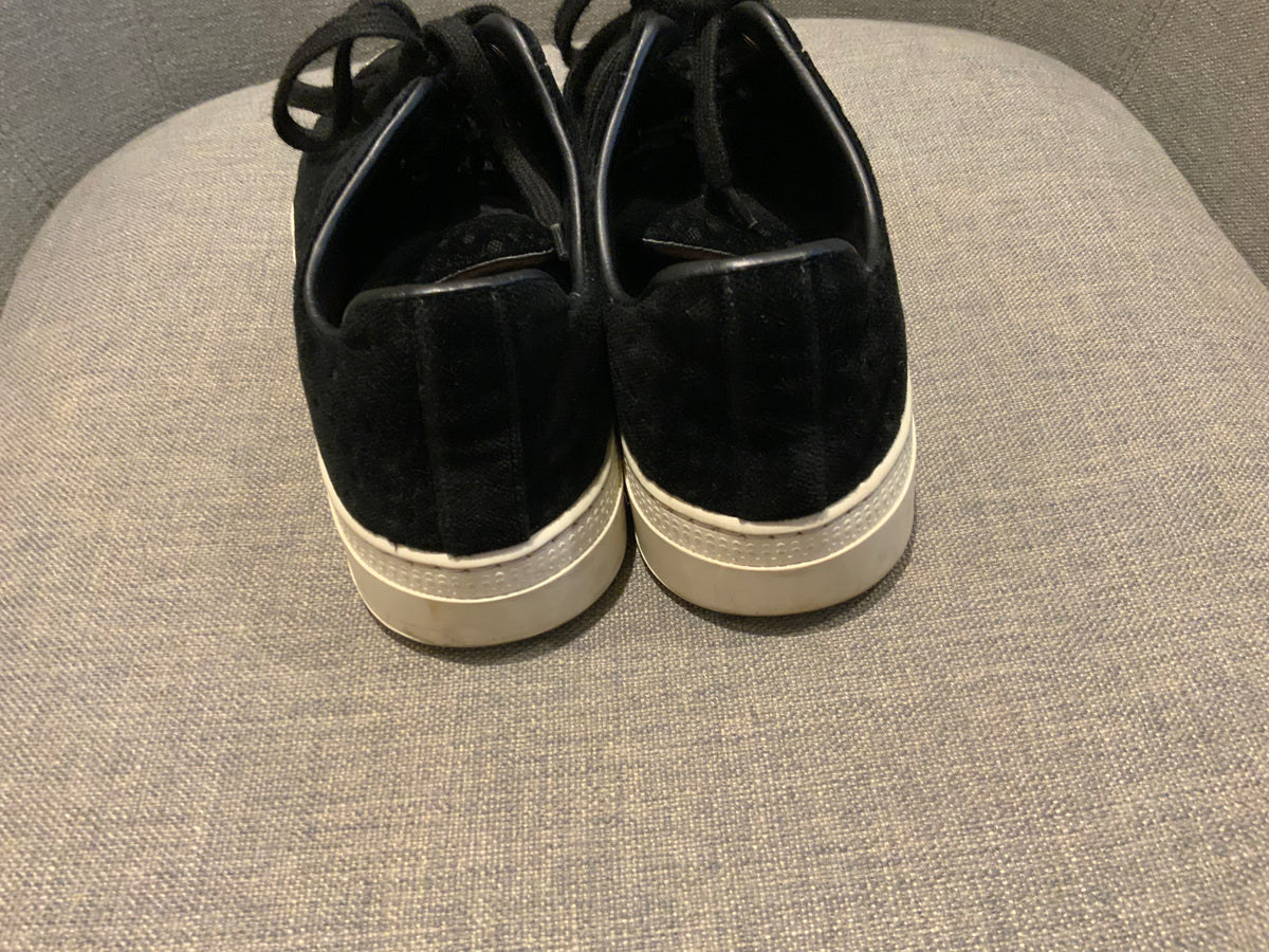 Azzedine Alaia LASER-CUT Velvet Lace Up Sneaker Trainers Size 35 US 5 UK 2 ladies