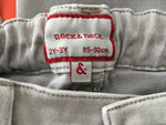NECK & NECK grey slim fit jeans denim Size 2-3 years 85-92 cm Boys Children
