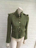 CHANEL : Napoleon-Tweed jackets with epaulette 08 C Size F 34 UK 6 Ladies