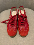 Geox Red Patent Leather Trainers Sneakers Size 40 US 10 UK 7 ladies