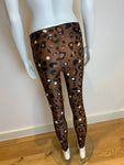 THE UPSIDE Tobacco Leopard Print Leggings Size XXS F 34 US 2 EU 32 ladies