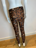 THE UPSIDE Tobacco Leopard Print Leggings Size XXS F 34 US 2 EU 32 ladies