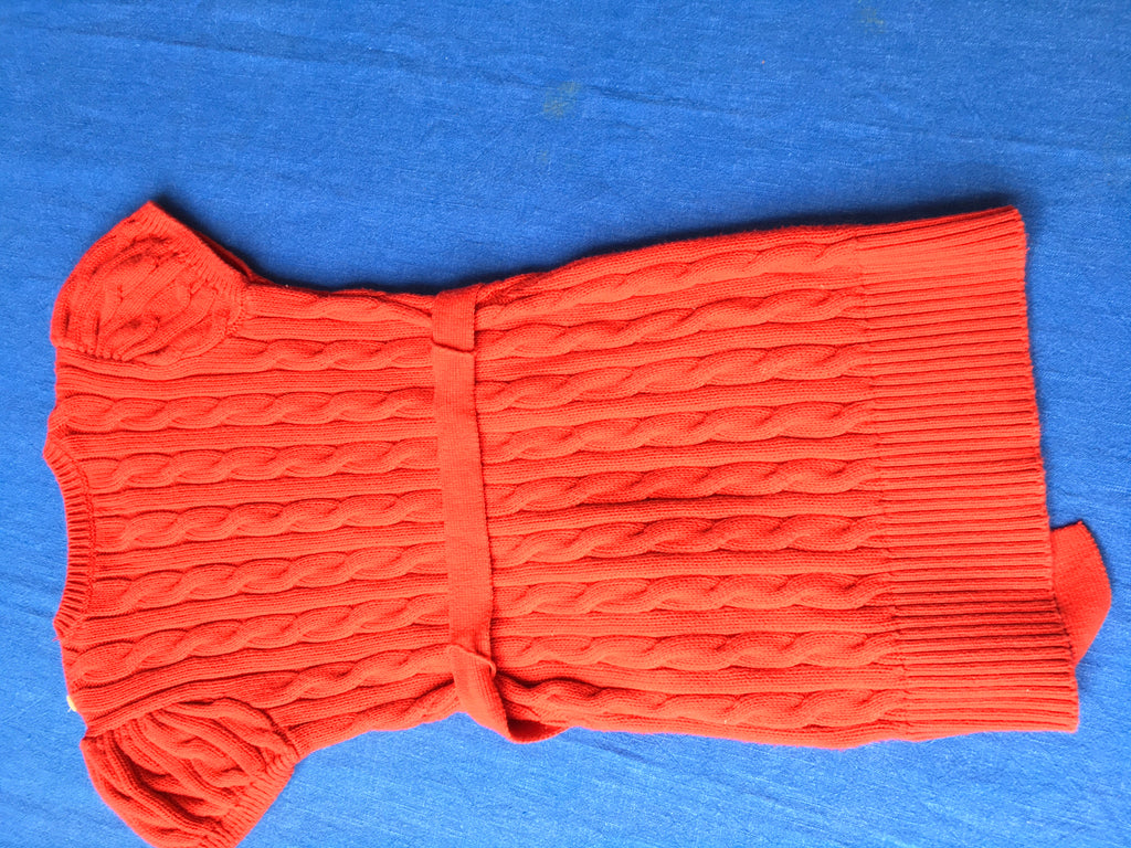 Ralph Lauren Polo Girl's Cable Knit Red Sweater Dress Size 4 Years Chi Afashionistastore Ralph Lauren Polo Girl's Cable Knit Red Sweater Dress Size 4 Years Chi Afashionistastore