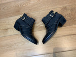 HUSH Amelia Studded Leather Boots SIZE 40 UK 7 US 10 ladies