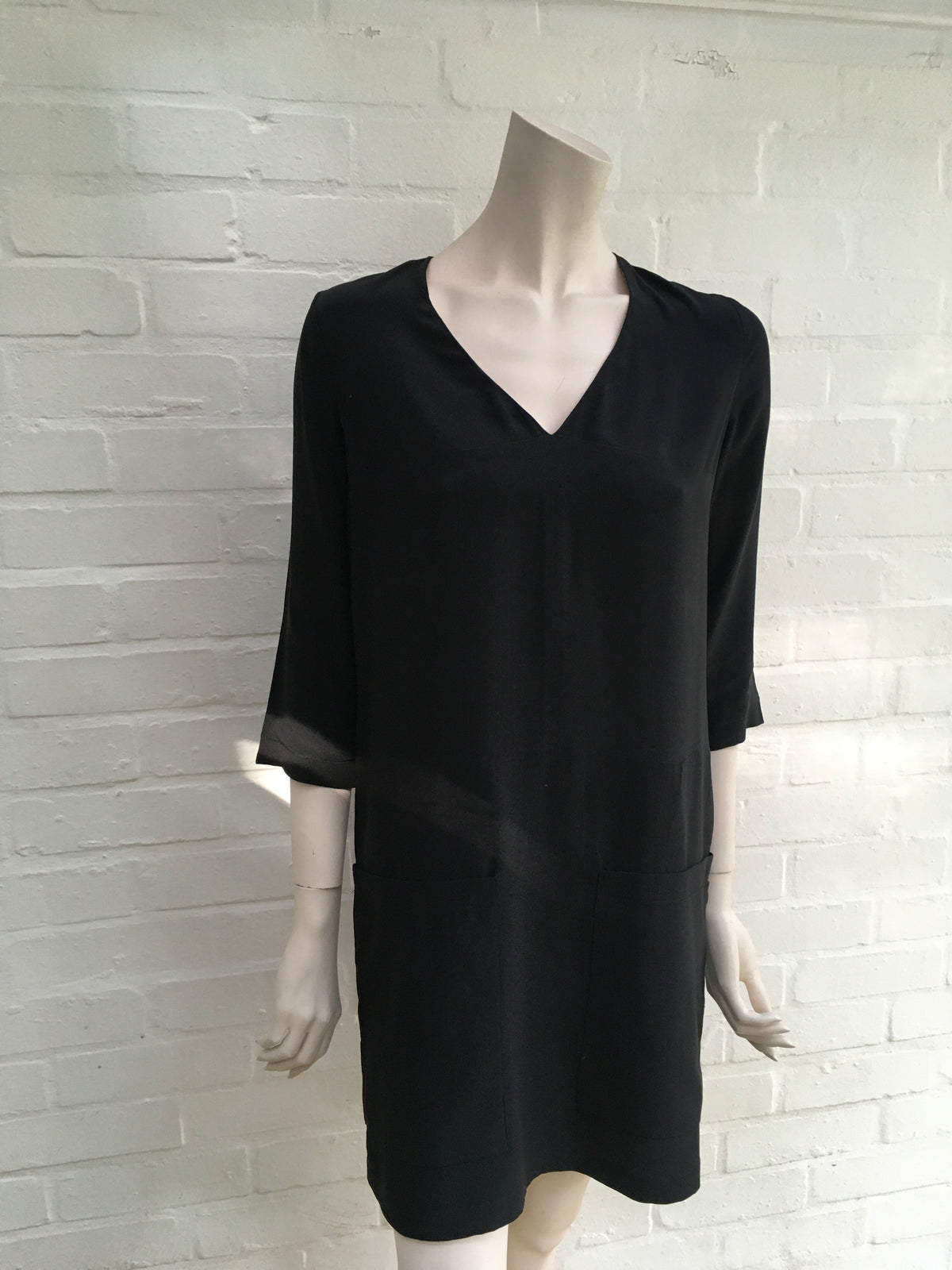 Chloé Chloe Black Shift Mini Phoebe Philo Dress Size F 34 US 2 UK 6 XS ladies