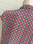 Alfred and Sisters Printed BUTTON-UP SHIRT BLOUSE LADIES SIZE 1 S SMALL Ladies