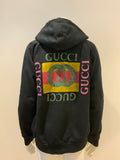 Unisex GUCCI LIMITED EDITIN Tiger Embroidered Patch Zip-up hoodie SIZE S Small ladies