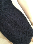 GALEDI Made to Measure all lace navy mini dress S Small ladies