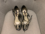 Ralph Lauren Collection Katrin Straw & Calfskin Sandal Size US 9B UK 6 EU 39 ladies