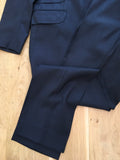 HACKETT LONDON Navy Virgin Wool Extrafine Suit 2 Pieces Men