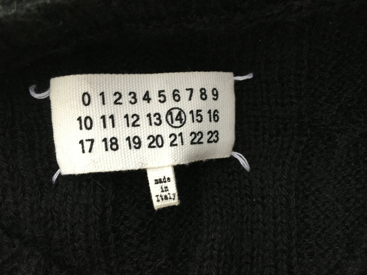 MAISON MARTIN MARGIELA WOOL & ALPACA THIN CABLE KNIT JUMPER SWEATER L LARGE men