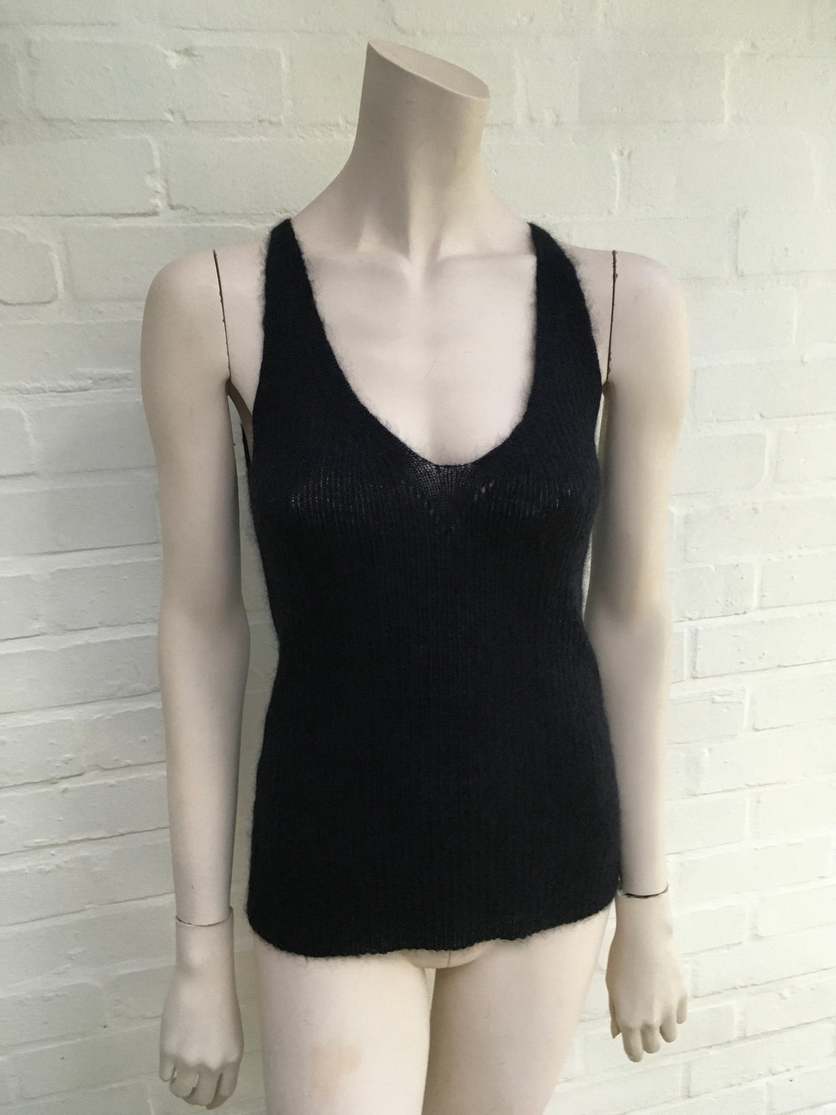 DOLCE & GABBANA Mohair Thin Knit Tank Top I 40 UK 8 US 4 S Small ladies