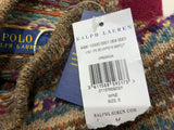 Ralph Lauren Polo Cressida Lambswool Fair Isle Mockneck Jumper Sweater S small ladies