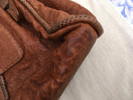 JIMMY CHOO Brown Leather Ramona Tote Bag Handbag ladies