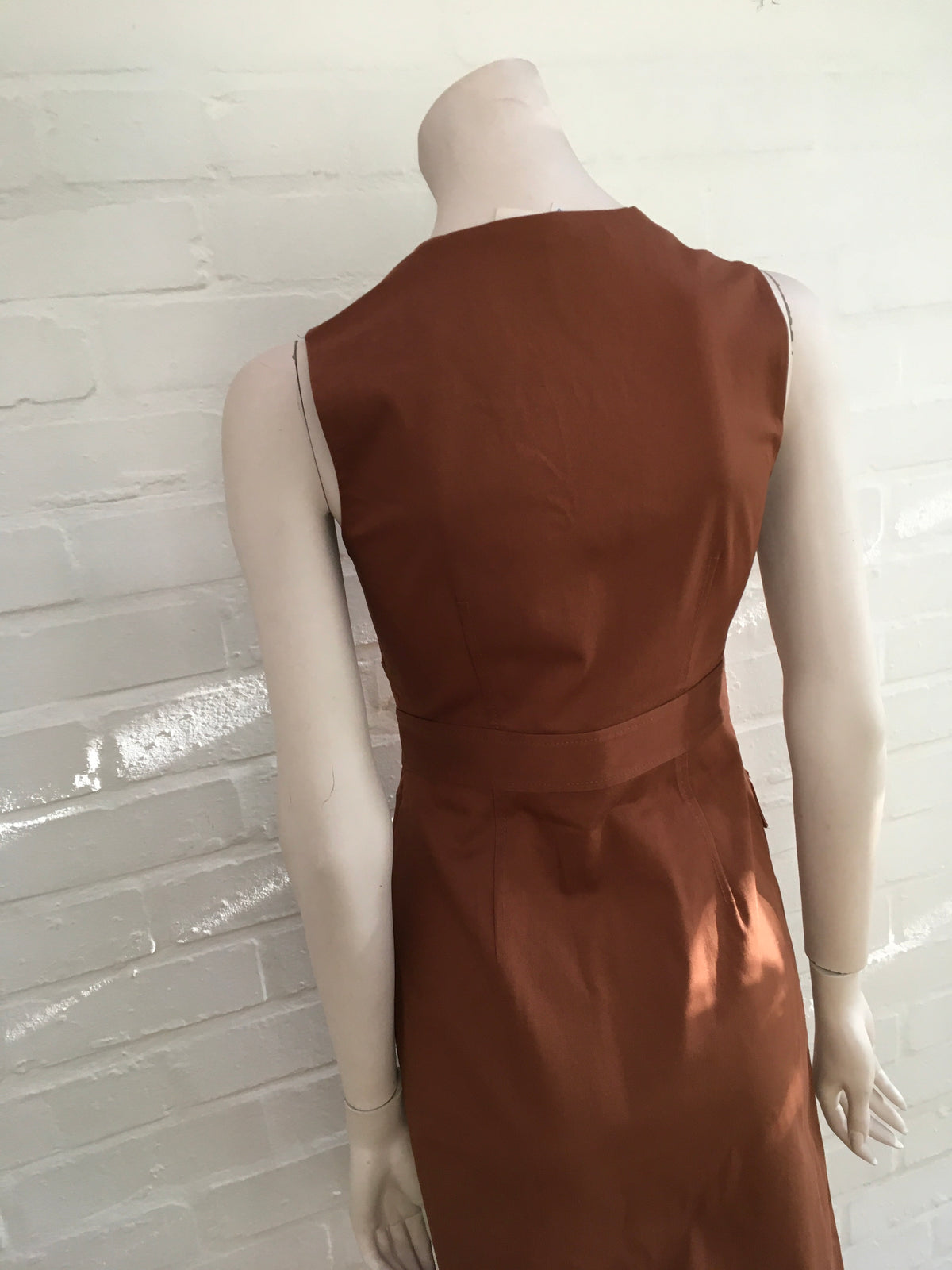 Diane von Furstenberg 2019 A Line Zip Front Safari Dress Size US 0 UK 4 XXS Ladies