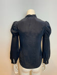 Nave Silk Fitted Blouse Size US 2 EU 40 UK 4 XS ladies