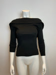 Black Wool Backless Jumper Sweater Size 0 XXS ladies