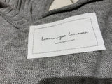 Lounge Lover Grey Cashmere and Synthetic Blend Oversized Jumper Sweater Size S ladies