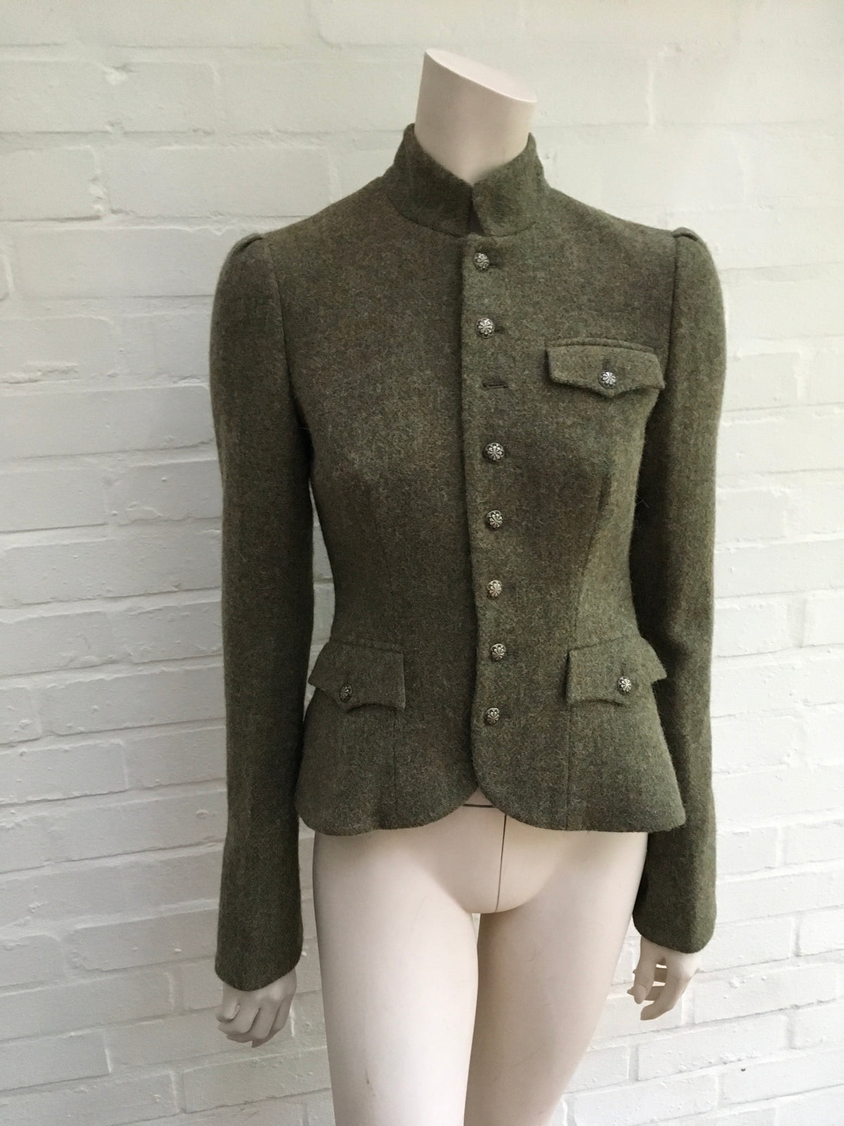 RALPH LAUREN Womens Wool Alpaca Fitted Blazer Jacket LADIES